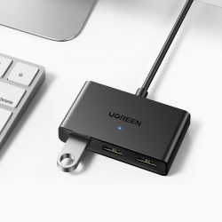 Adaptor switch Ugreen USB 2 intrari - 3 iesiri negru (CM409) - Img 3