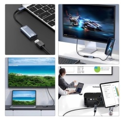 Adaptor Wozinsky WACH-01 USB-C - HDMI 4K 60Hz - Negru - Img 8