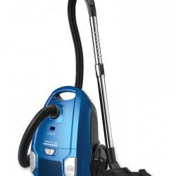 Aspirator cu sac Heinner HVC-MBL1400-V2, 700 W, sac textil, 3 L, putere variabila, HEPA 12, tub telescopic metalic, Albastru - Img 3