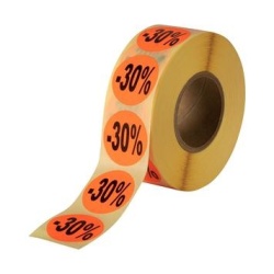 Autocolante de reducere -30%