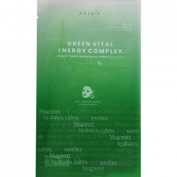 AXIS-Y Mugwort Green Vital Energy Complet Sheet Mask - Masca de fata hidratanta cu efect calmant 27ml