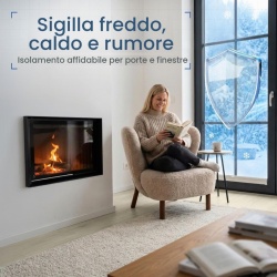 Bandă Adezivă de Etanșare din Spumă EVA / EPDM Lumonic 10m, 15mm x 2mm, Izolație Termică și Fonică pentru Uși și Ferestre, Negru - Img 2