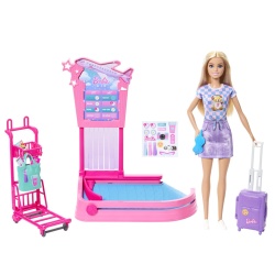 BARBIE FAMILY AND FRIENDS SET BAGAJE LA AEROPORT - Img 2