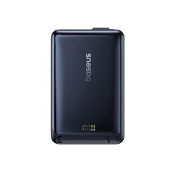Baterie externa Baseus Nomos Qi2 Magnetic 10.000 mAh, 45W, cablu USB-C, Negru