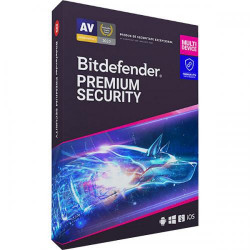 Bitdefender Premium Security, licenta noua, 1 an, 10 dispozitive, retail box