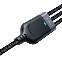 Cablu 3 in 1 Joyroom Multi-Use Series S-1T3018A18 Lightning USB-C micro USB 30 cm - negru - Img 4