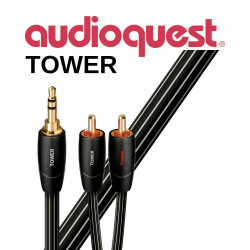 Cablu audio 3.5mm - 2RCA AudioQuest Tower 8m