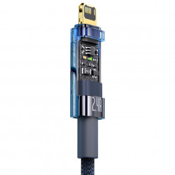 Cablu Baseus Explorer Series USB - Cablu Lightning 2,4A 1 m albastru (CATS000403) - Img 2