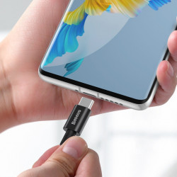 Cablu Baseus Superior Series USB-C la USB-C, 100 W, 1 m (negru) - Img 2