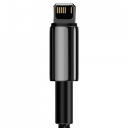 Cablu Baseus Tungsten USB - Lightning 2,4 A 2 m black (CALWJ-01) - Img 4