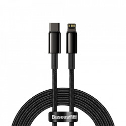 Cablu Baseus USB Type C - Lightning Fast Charging Power Delivery 20 W 2 m black (CATLWJ-A01) - Img 5