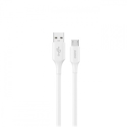 Cablu Date si Incarcare USB-A - microUSB Dudao L2SM, 18W, 1.2m, Alb