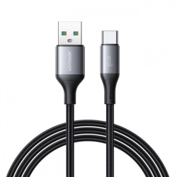 Cablu Date si Incarcare USB-A - USB-C Joyroom S-A28 Flash, 30W, 2m, Negru