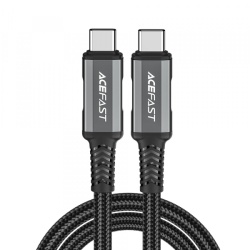Cablu Date si Incarcare USB-C - USB-C Acefast C1-09, 240W, 1m, Gri