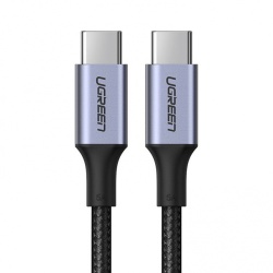 Cablu Date si Incarcare USB-C - USB-C UGREEN US316, 100W, 2m, Gri