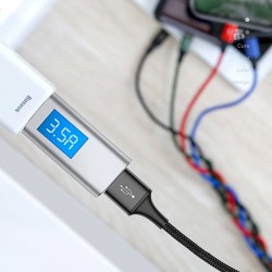 Cablu de date 4 in 1 , Baseus 2x Lightning / USB Type C / micro USB , 3.5A , 1.2M , negru - Img 4
