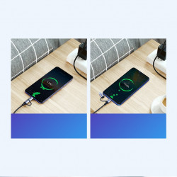 Cablu de date UGREEN 2 in 1 USB la USB Type-C , micro USB 2.4A - 1m - Img 2