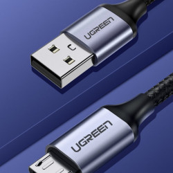 Cablu de date UGREEN USB la micro USB - 2m gri - Img 4