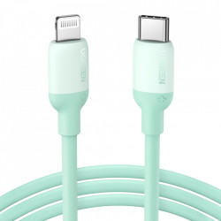 Cablu de incarcare rapida Ugreen USB tip C - cip Lightning (certificat MFI) C94 Power Delivery 1m verde (US387 20304)