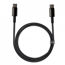 Cablu de incarcare si date Baseus USB Type C - USB Type C Power Delivery Quick Charge 100 W 5 A 1 m black (CATWJ-01) - Img 4