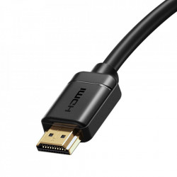 Cablu HDMI 2.0 Baseus, 4K 60 Hz 3D HDR 18 Gbps 1 m , negru (CAKGQ-A01) - Img 3