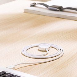 Cablu Joyroom wireless Qi charger pentru Apple Watch 1,2 m white (S-IW001S) - Img 3