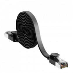 Cablu patchcord Ethernet plat Baseus RJ45 Cat 6 1000Mbps 3 m negru (PCWL-C01) - Img 4