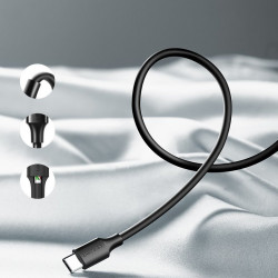 Cablu Ugreen USB - Cablu USB tip C 2 A 0,5 m negru (60115) - Img 3