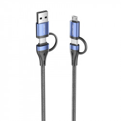 Cablu USB 4in1 USB 2.0 Vention CTLLH 1m (negru) - Img 4