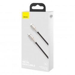 Cablu USB-C la Lightning Baseus Cafule, PD, 20W, 1m (black) - Img 5