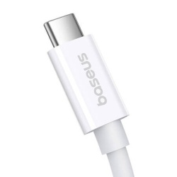 Cablu USB-C la USB-C Baseus Superior USB4, 240 W, 1 m (alb) - Img 5