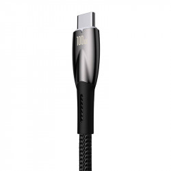 Cablu USB pentru seria USB-C Baseus Glimmer, 100W, 2m (negru) - Img 3