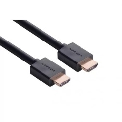 CABLU video Ugreen, „HD104” HDMI (T) la HDMI (T), rezolutie maxima 4K UHD (3840 x 2160) la 60 Hz, conectori auriti, 5m, negru