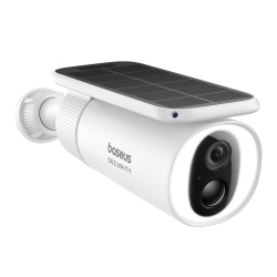 Camera supraveghere Outdoor Baseus Security S1, Wireless, 2K HD, IP67, Panou Solar integrat, Alb