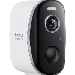 Camera supraveghere video Baseus Security N1 Plus, 2K HD, IP67, Night Vision, Autonomie 270 zile, Alb