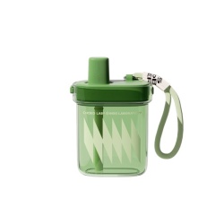 Cana Termos CHAKOLAB BOBO cu Pai Integrat, Capacitate 780ml, Design Patratos, verde
