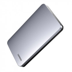 Carcasa hard disk externa Ugreen HDD SSD SATA III (6 Gbps) 2,5'' USB 3.2 Gen 2 USB Typ C + cablu 0,5 m gri (70499 CM300) - Img 3