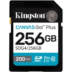 Card Memorie SDXC Kingston Canvas Go Plus, 256Gb, Clasa 10 / UHS-1 U3, Resigilat SDG4/256GB