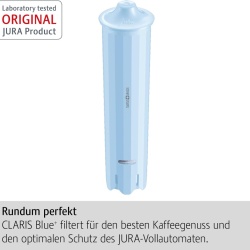 Cartuș Filtrant Original JURA Claris Blue+ cu Protecție de Igienă Certificată TÜV, Pachet 1 Bucată, Cod 24228 - Img 6