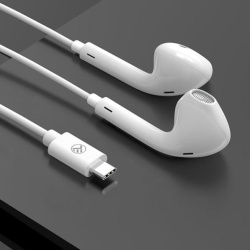 Casti cu fir Tellur Basic U In-Ear alb - Img 6