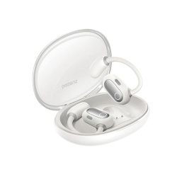 Casti Open-Ear Baseus Eli Sport 1, TWS, Bluetooth 5.3, Autonomie 30 ore, Alb
