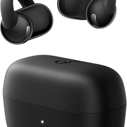 Casti True Wireless Anker SoundCore C50i, Open Ear Clip-On, Hi-Res, IP55, Bluetooth 6.0, Negru
