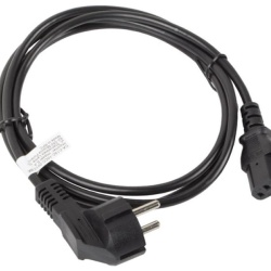 CEE 7/7->IEC 320 C13 POWER CORD 1.8M BK