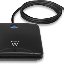 Cititor de Carduri de Identitate Electronice (CIE) și Smart Card Ewent EW1055, Conexiune USB-C, Format ID-1 cu Cip, Compatibil Windows și macOS, Certificat PC/SC și WHQL, Ideal pentru Semnătură Digitală
