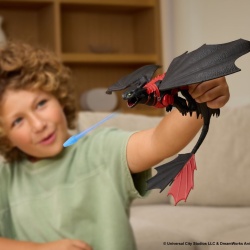 CUM SA ITI DRESEZI DRAGONUL INCERCAREA FLACARII SET DE JOACA BATALII ARZATOARE TUNUL APRINS DRAGONUL TOOTHLESS - Img 3