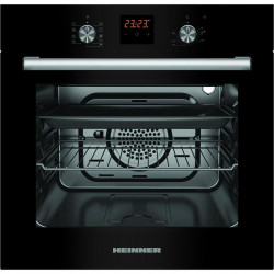 Cuptor incorporabil Heinner HBO-S569LDTGC-GBK, Electric, 56 l, Multifunctional, 9 Functii, GRILL, Display Touch, Clasa A, Sticla Neagra