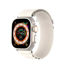 Curea cu catarama sport pentru Apple Watch Ultra/8/7/6/SE/5/4/3/2/1 (42, 44, 45, 49 mm) Curea Dux Ducis Versiune GS - alb - Img 6
