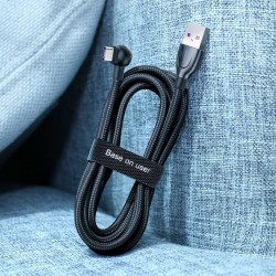 Curea Velcro Baseus pentru organizarea cablurilor , 3M , negru - Img 7