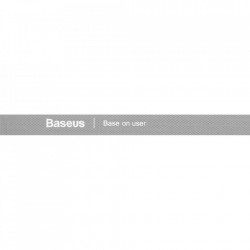 Curea Velcro pentru organizarea cablurilor , Baseus , 1m , gri - Img 3