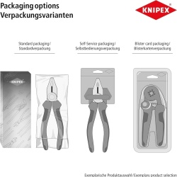 Dezizolator Universal pentru Cabluri Coaxiale KNIPEX 16 60 06 SB (Lungime 125 mm), Sculă Profesională pentru RG 59, RG 6, RG 7, RG 11 și Cabluri de Date, Roșu - Img 3